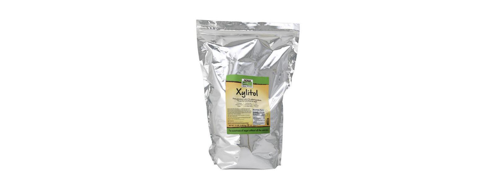 Xylitol NOW Foods, 6.80kg, 15 Lbs