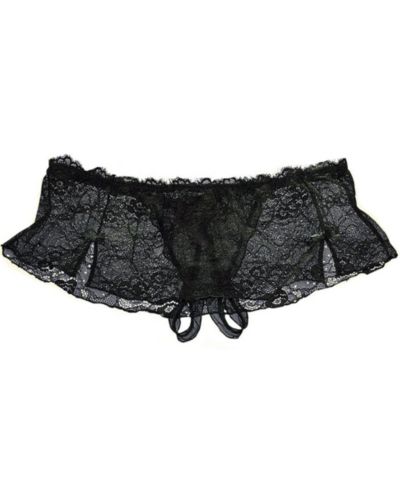 LASCANA Women's Lace Skirt Open Thong Alluring Lingerie