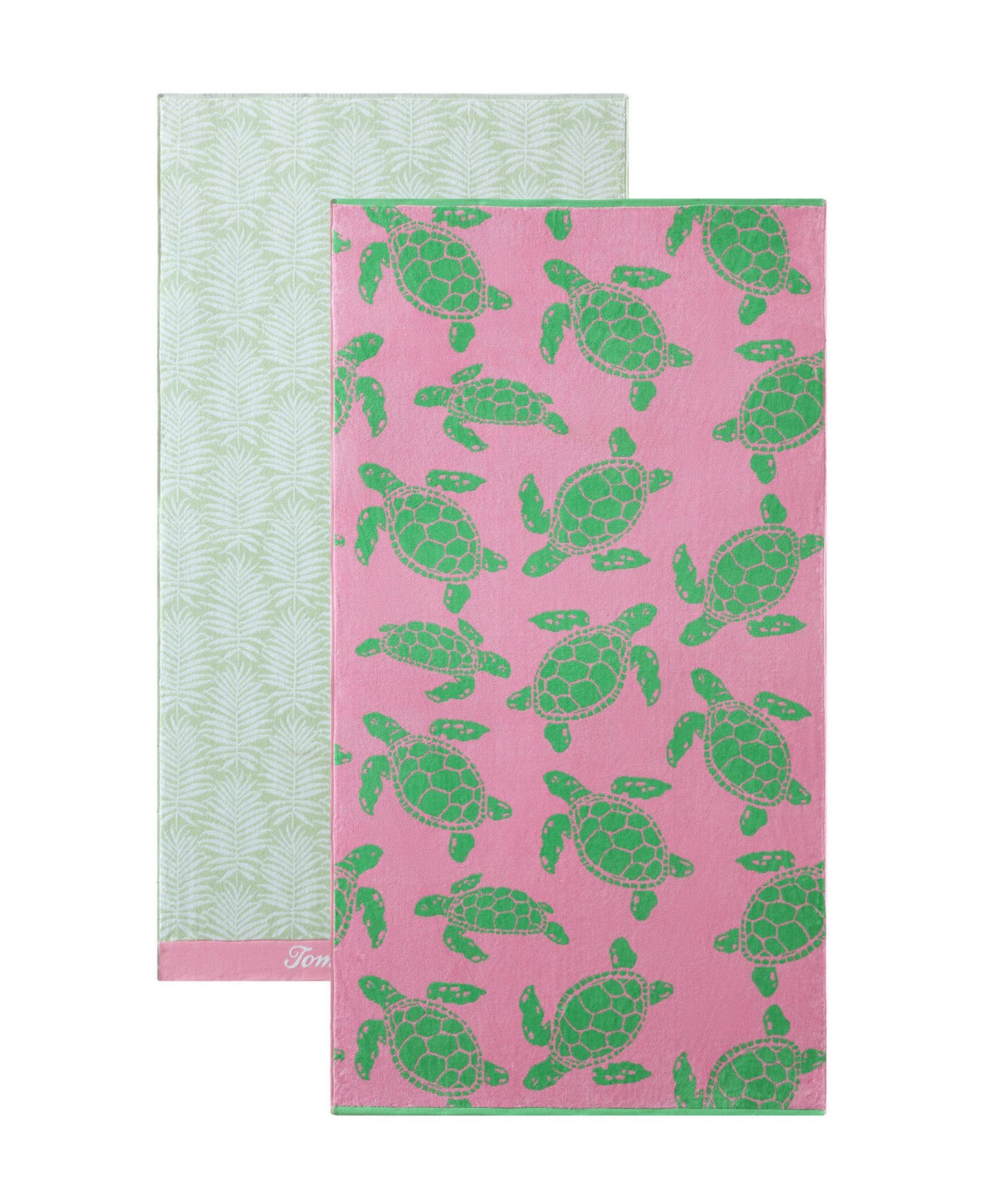 Tommy Bahama Linear Palms Printed Cotton 2-Pc. Beach Towel Set, 72" x 36"