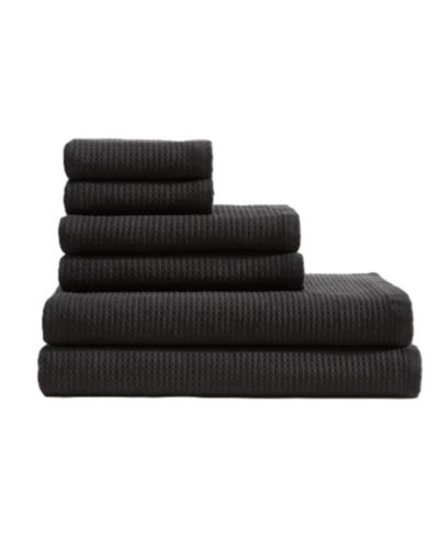 Набор банных полотенец Calvin Klein Eternity Cotton Waffle, 6-Pc.
