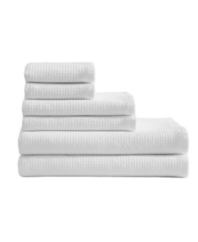 Calvin Klein Eternity Cotton Waffle 6-Pc. Bath Towel Set