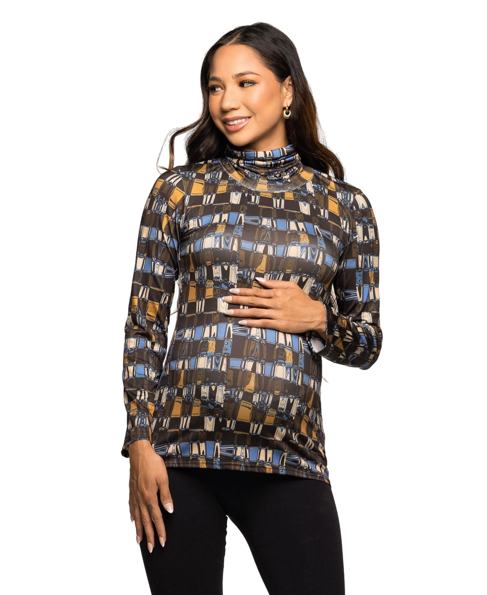Топ 24seven Comfort Apparel Женский для беременных с длинным рукавом