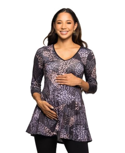 Женская туника 24seven Comfort Apparel Maternity V Neck