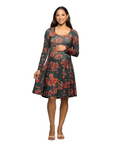 24seven Comfort Apparel Женское платье Fit and Flare для беременных