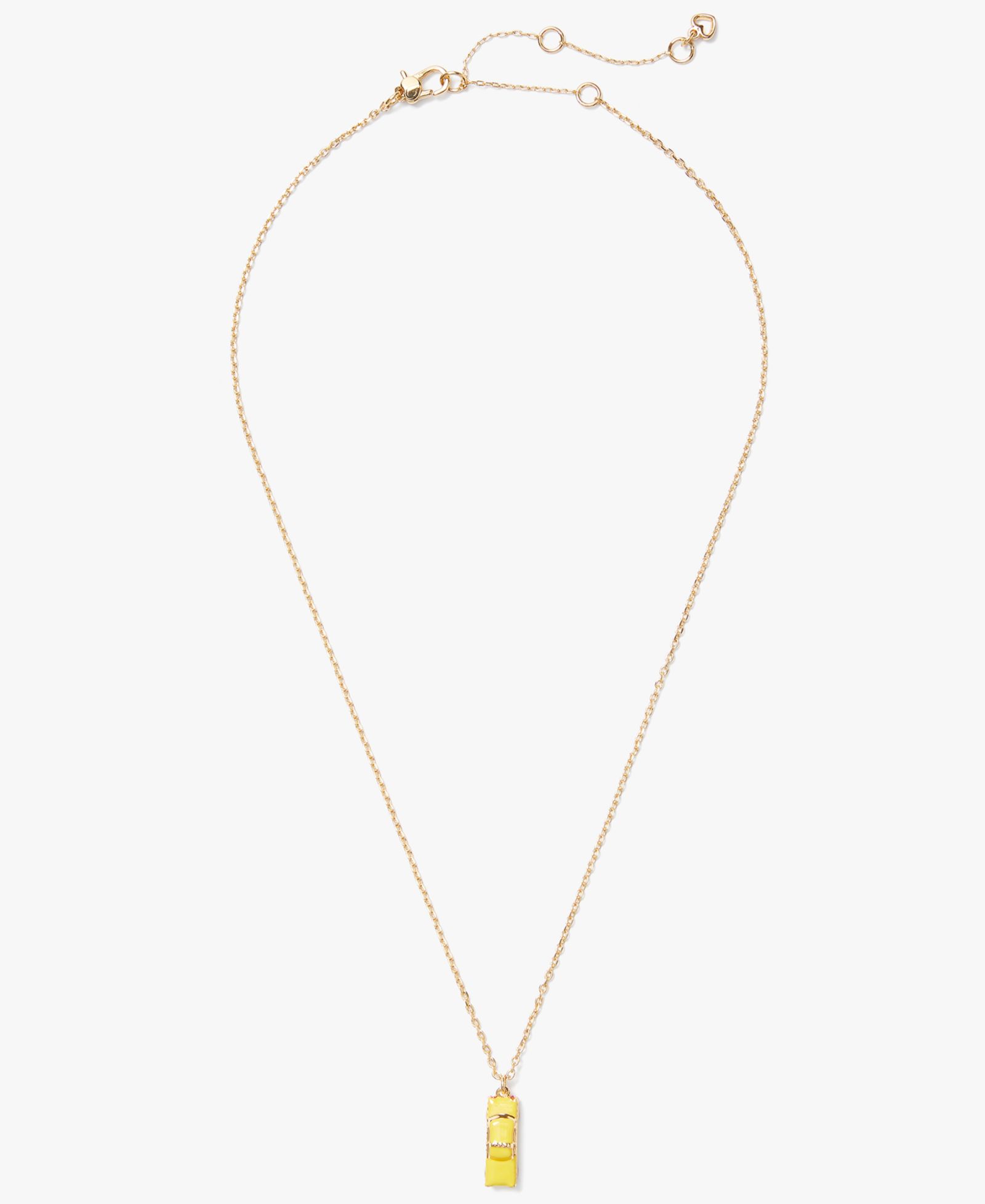 kate spade new york Cubic Zirconia Taxi Pendant Chain