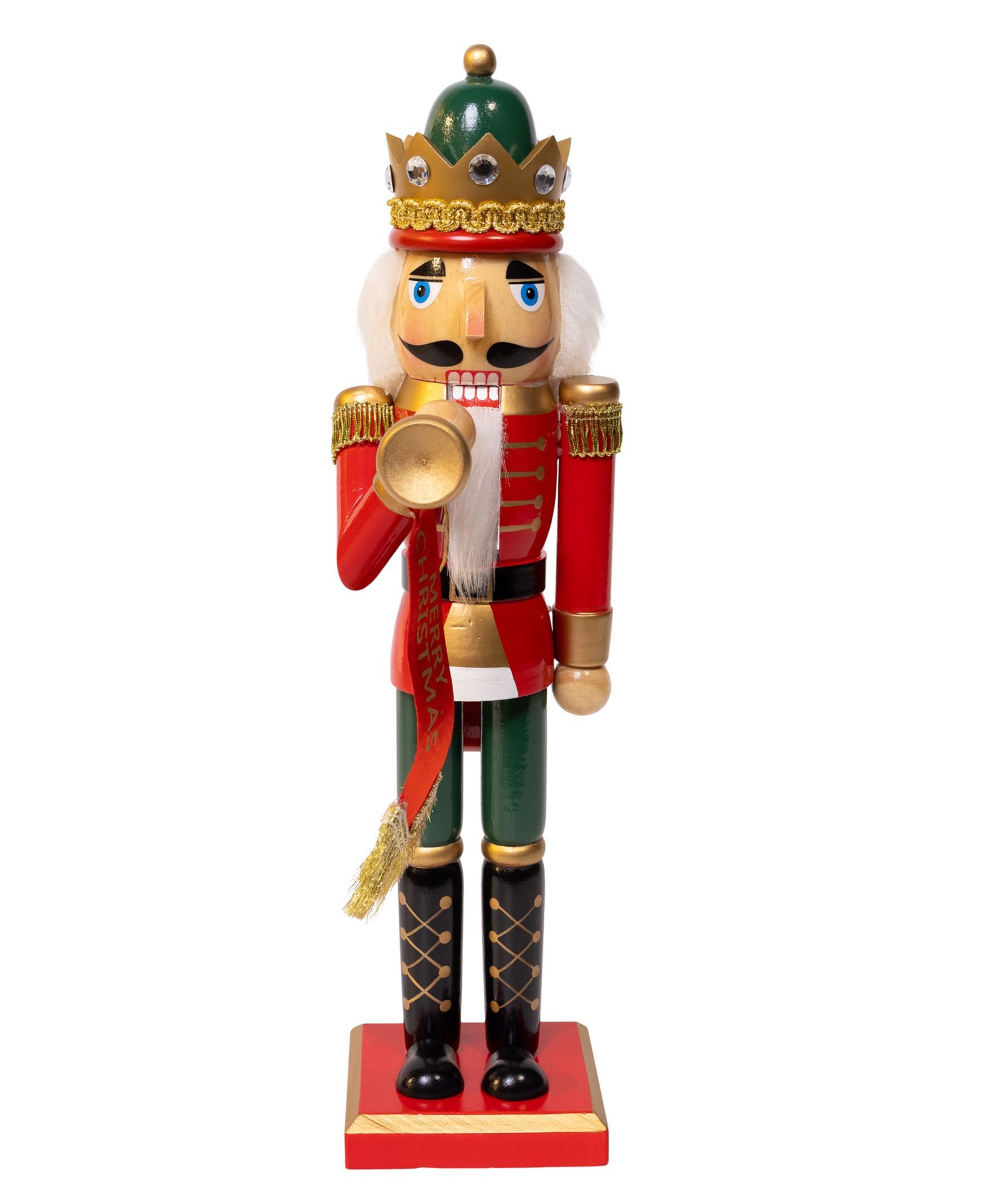 Настольная фигурка Kurt Adler Charming 15" Horn Nutcracker