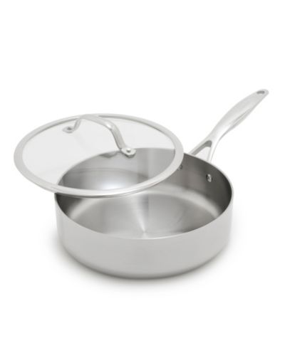 GreenPan Valencia Pro Stainless Steel Uncoated 5-Quart Sauté Pan with Lid