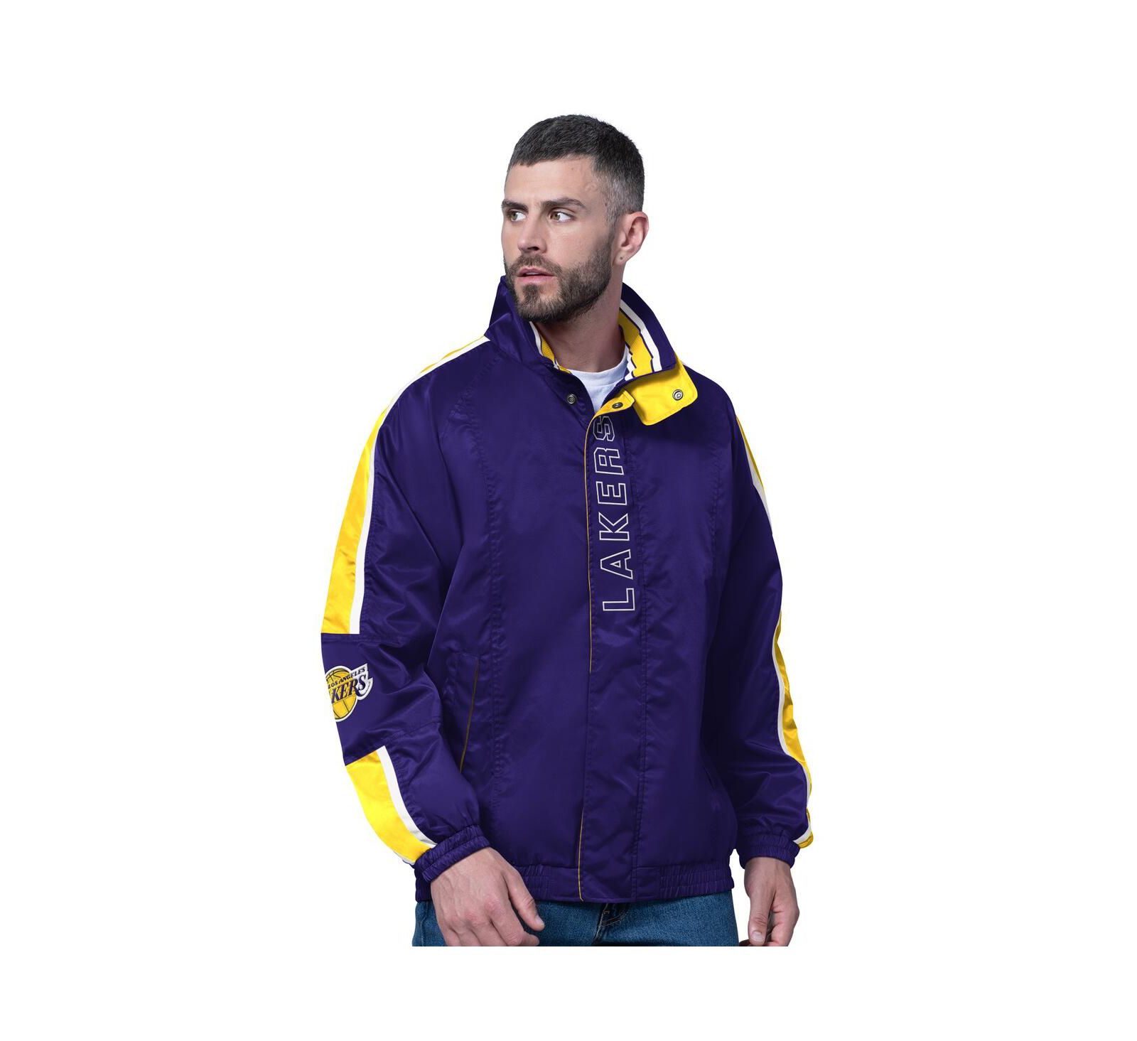 Starter Мужская легкая куртка Freestyle Full-Zip Los Angeles Lakers Purple