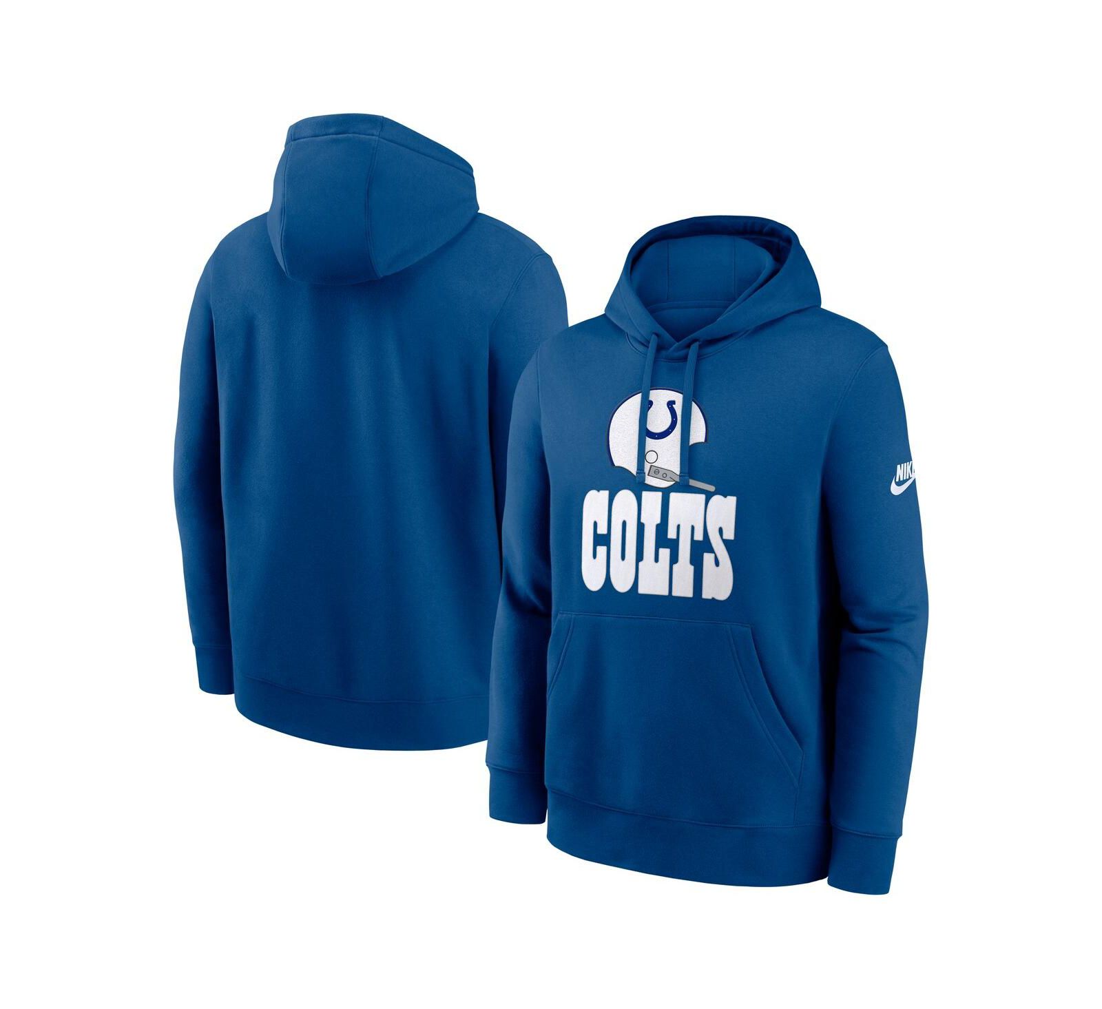 Мужское худи Nike Indianapolis Colts Best Season Rewind Club Pullover Royal