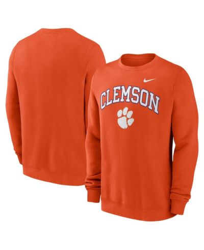 Мужской свитшот Nike Orange Clemson Tigers Arch Pullover