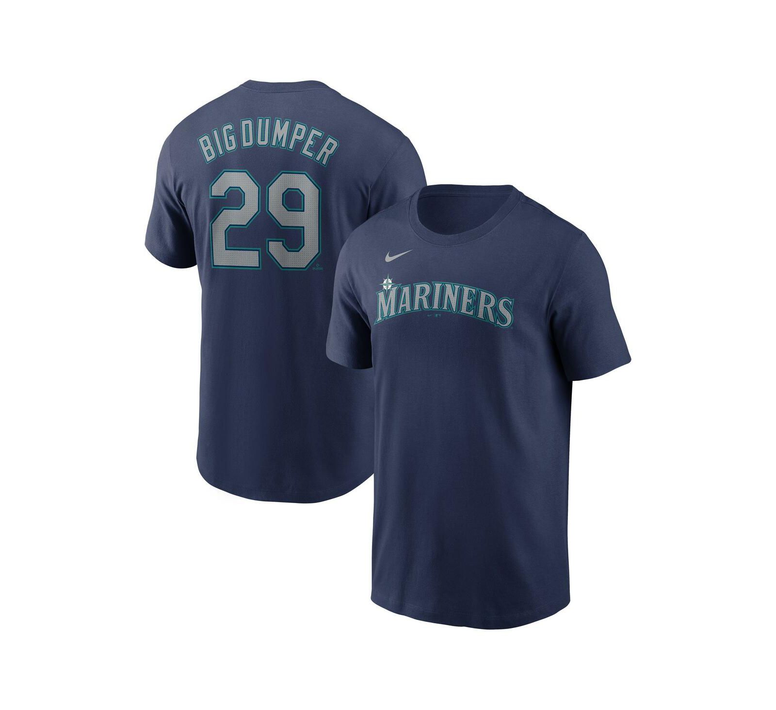 Nike Men's Cal Raleigh Navy Seattle Mariners Name & Number Player Nickname T-Shirt