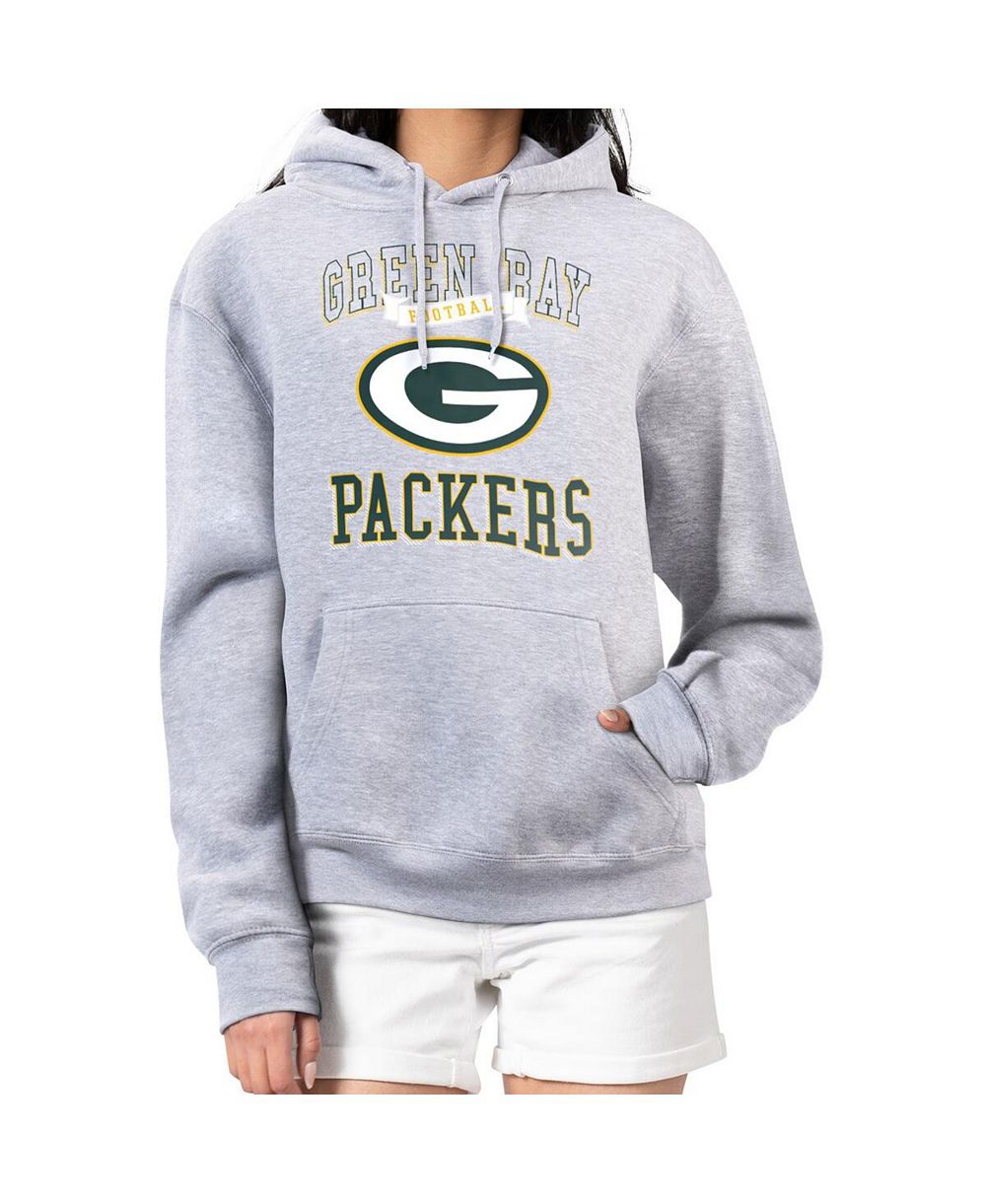 Женский G-III 4Her by Carl Banks Fleece Tri-Blend Pullover Hoodie с логотипом Green Bay Packers
