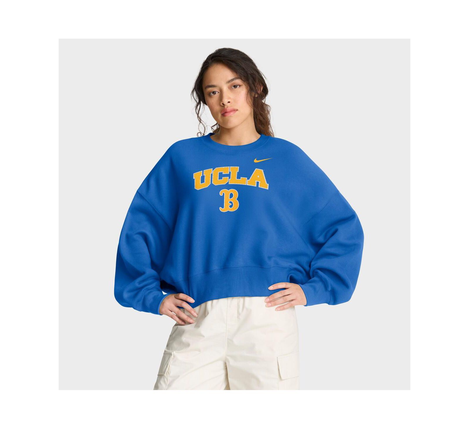 Nike Женская свитшот Nike UCLA Bruins Oversized Phoenix Arch Pullover Blue