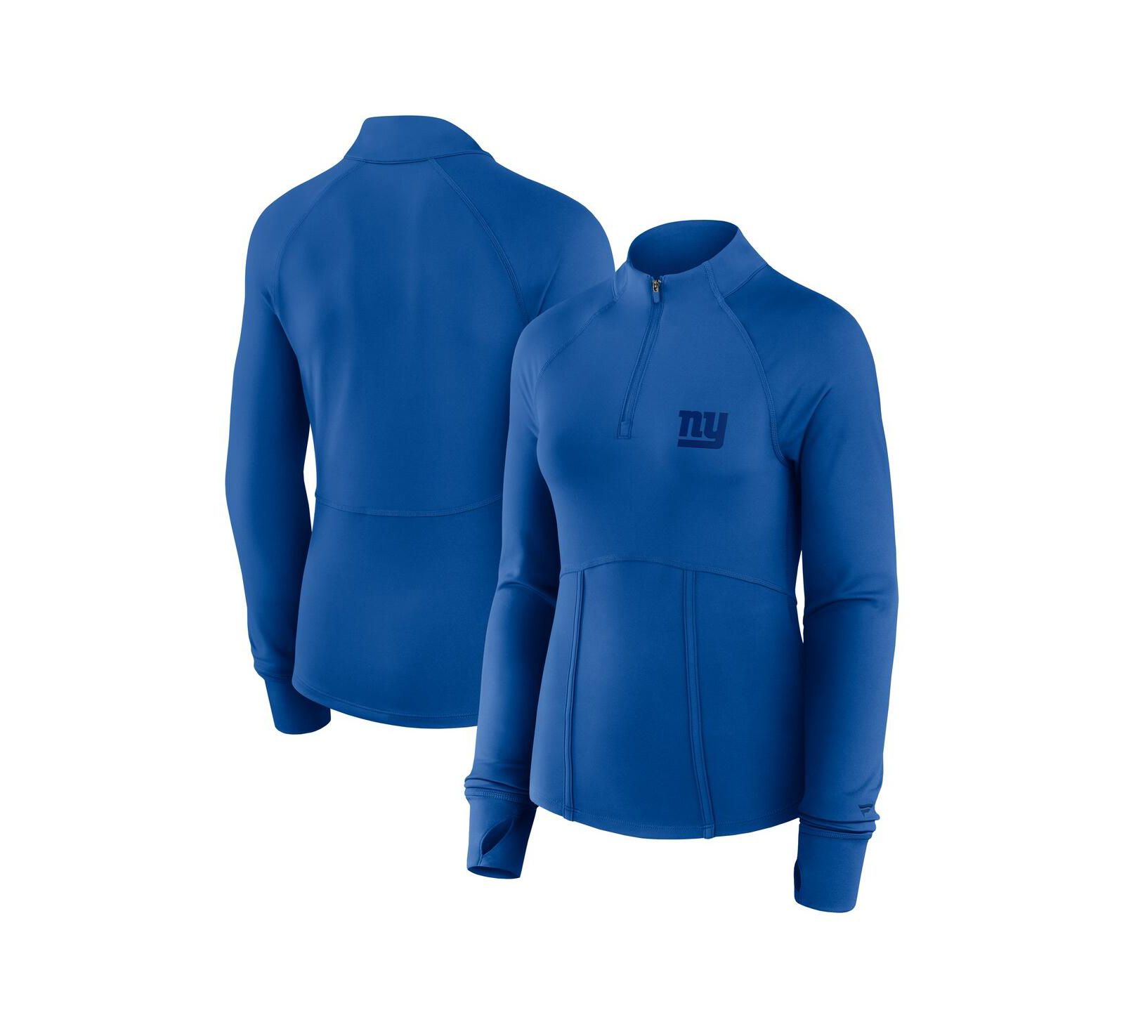 Женская куртка Fanatics Royal New York Giants Elements Quarter-Zip