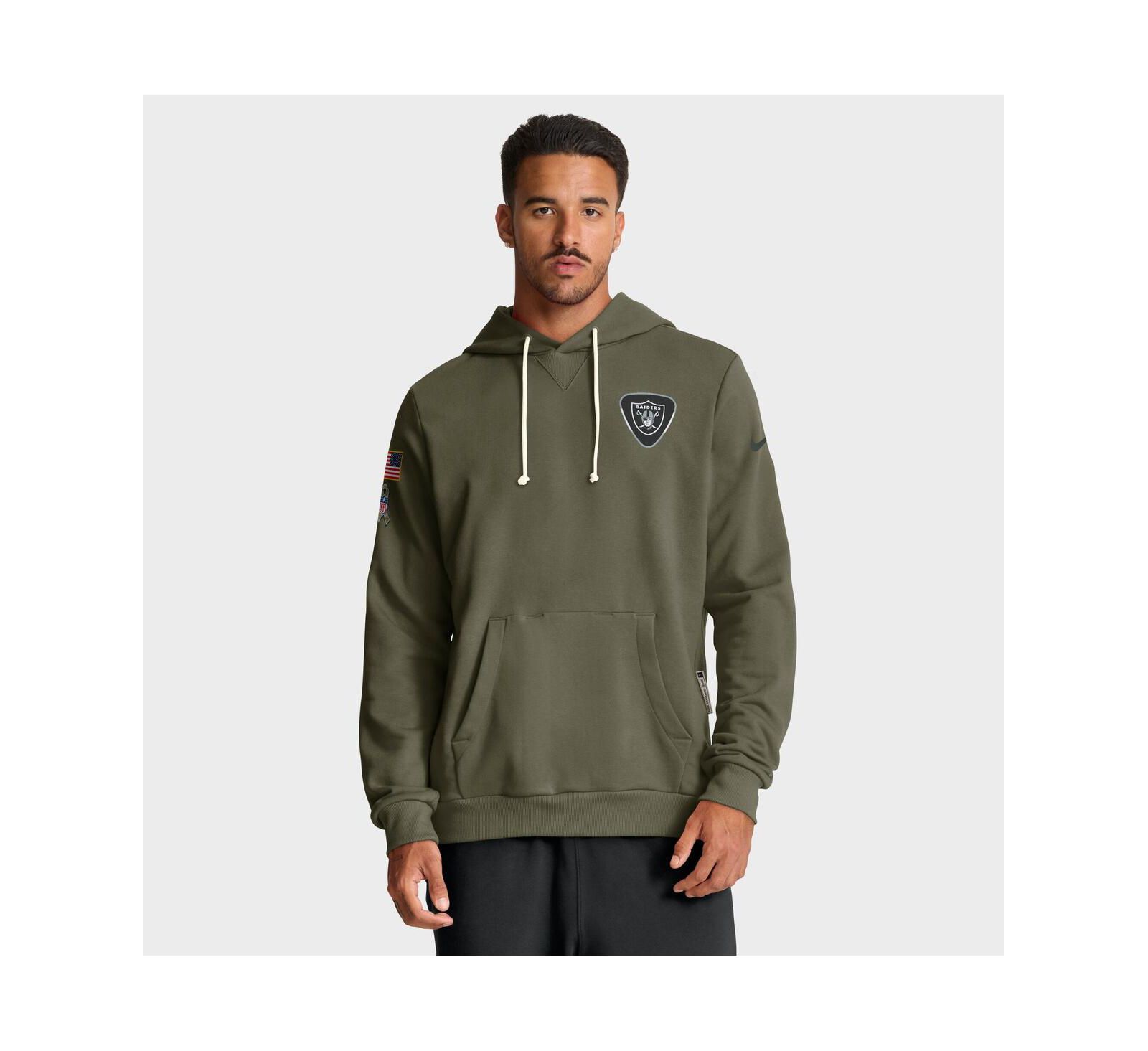 Мужское худи Nike Las Vegas Raiders 2025 Salute to Service Dri-FIT
