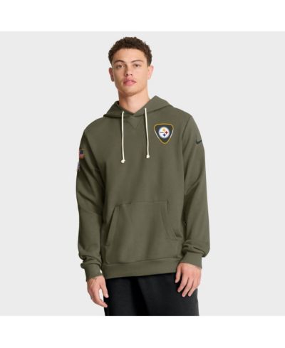 Мужское худи Nike Pittsburgh Steelers 2025 Salute to Service Dri-FIT