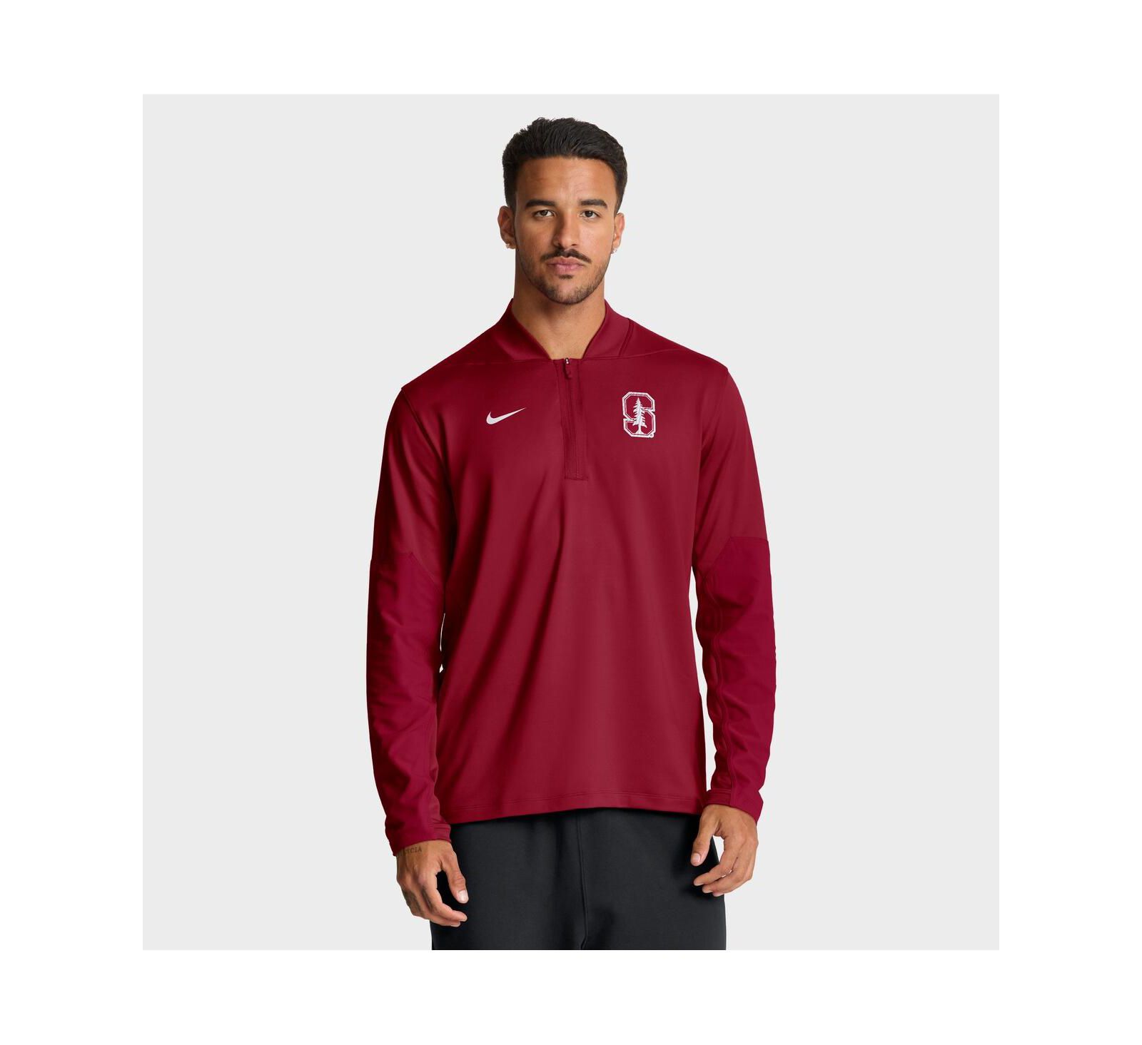 Мужское худи Nike Crimson Stanford Cardinal One Goal Performance Half-Zip Pullover
