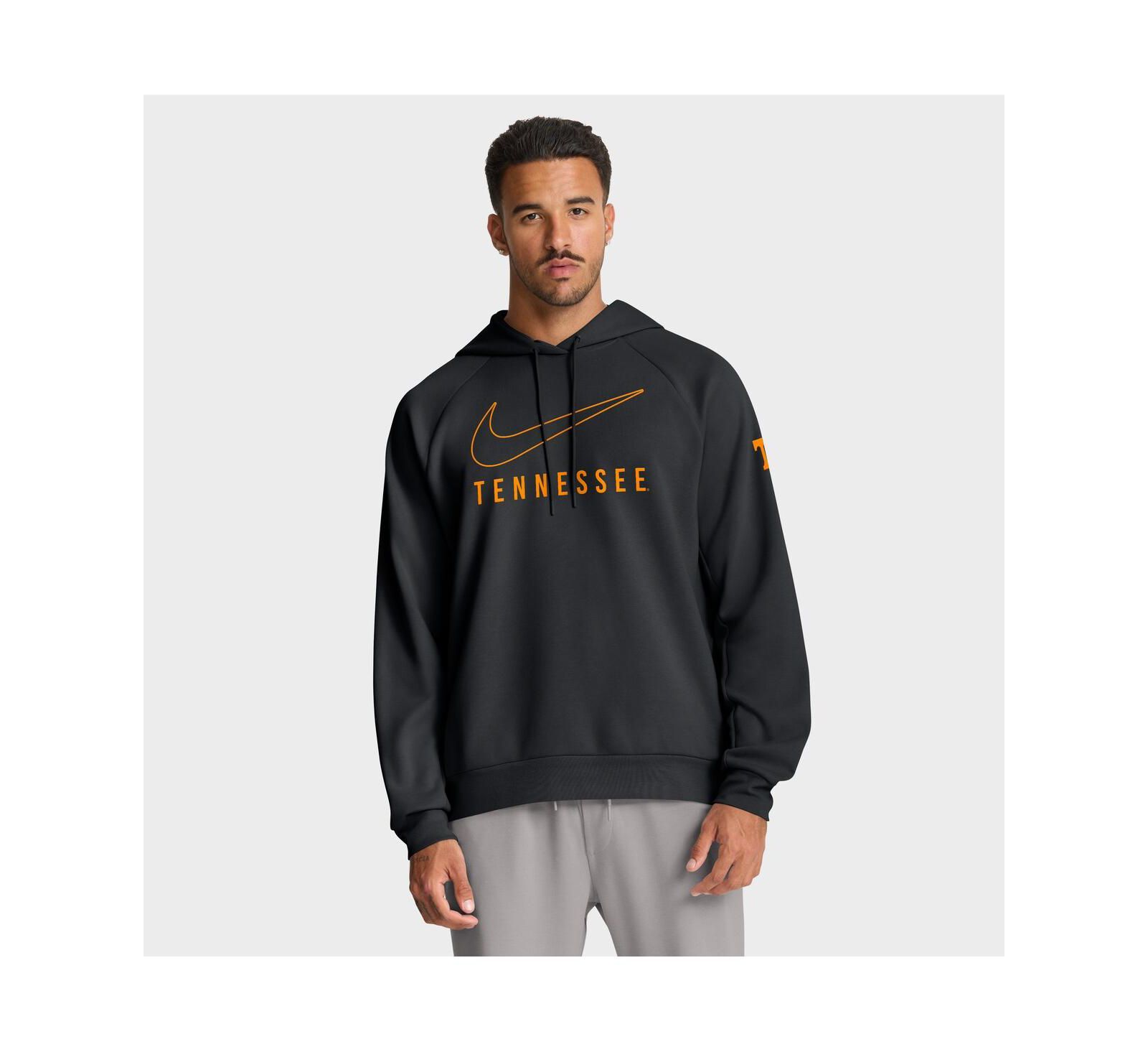 Nike Men's Black Tennessee Volunteers Premium Raglan Dri-FIT Hoodie