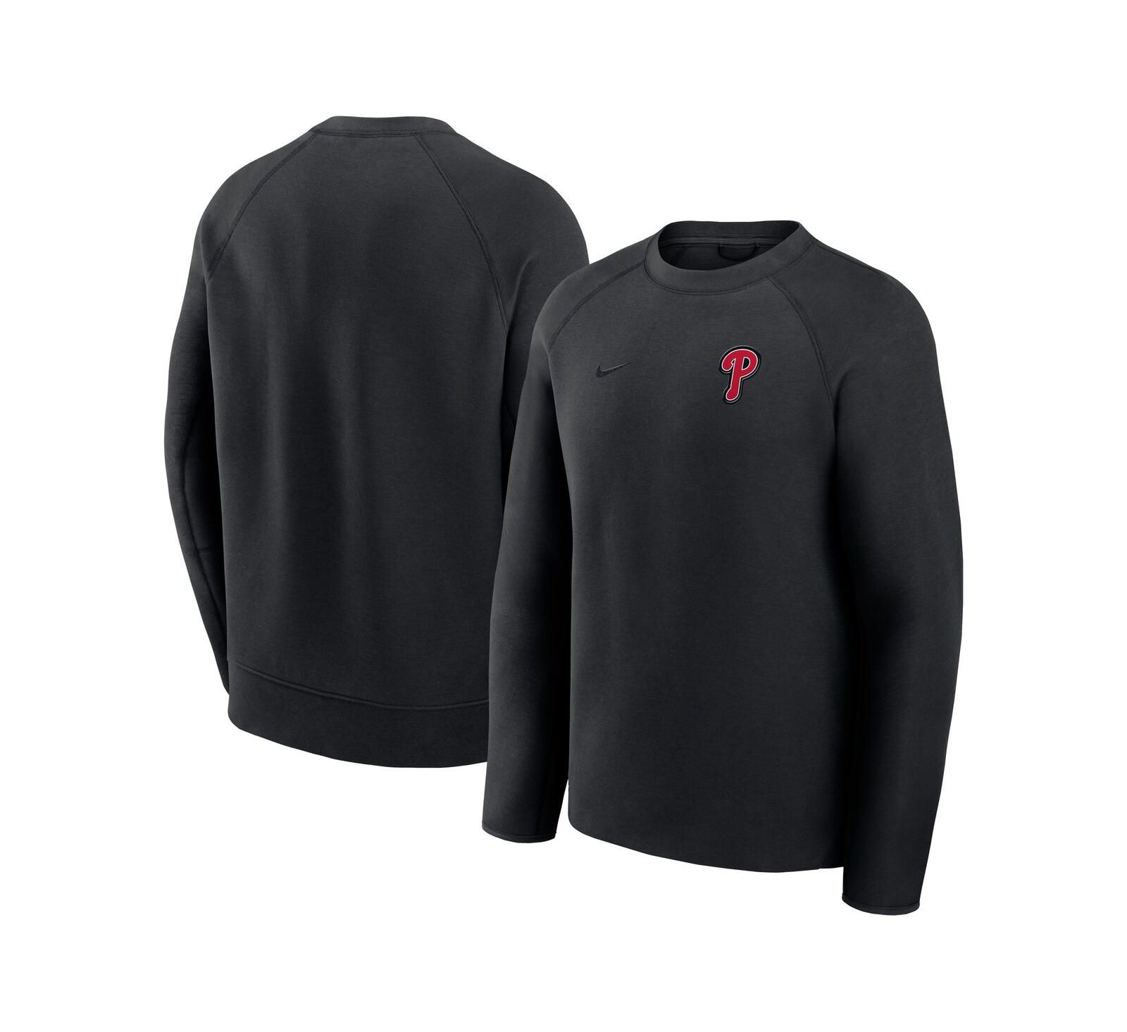 Nike Мужской черный свитшот Tech Fleece Raglan Philadelphia Phillies