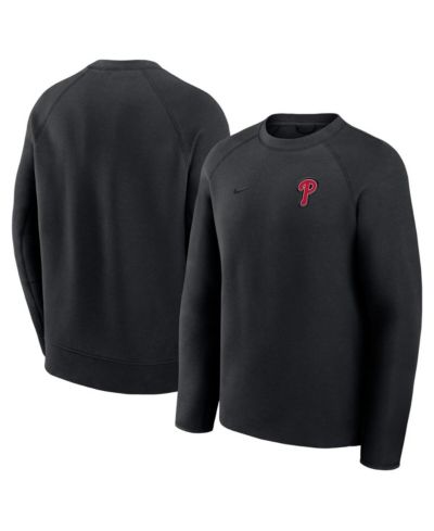 Nike Мужской черный свитшот Tech Fleece Raglan Philadelphia Phillies
