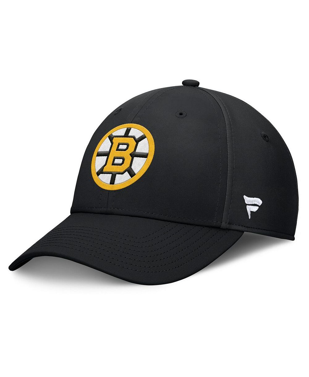 Мужская кепка Fanatics Black Boston Bruins Primary Logo Flex