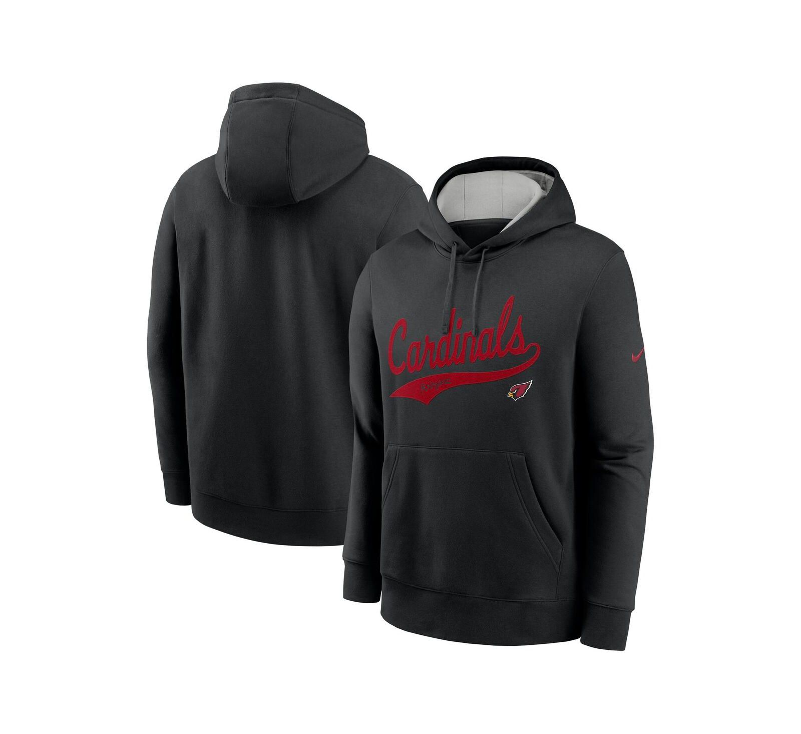 Мужское худи Nike Arizona Cardinals Rewind Club Logo, черное