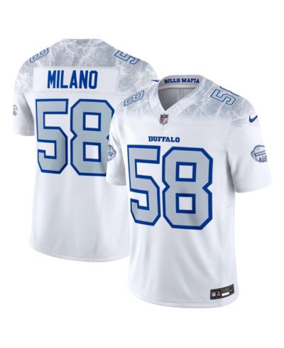 Nike Men's Matt Milano White Buffalo Bills 2025 Rivalries Collection Limited Jersey