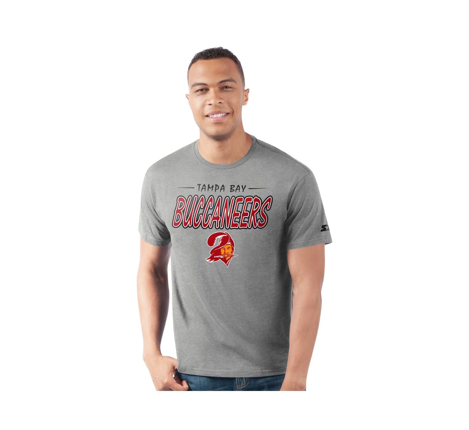 Starter Мужская футболка Tampa Bay Buccaneers Prime Time Heather Gray