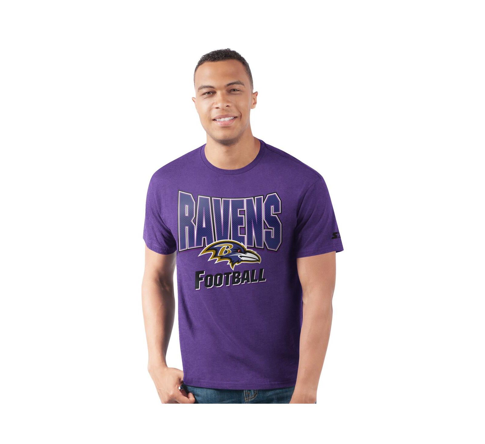 Мужская футболка Starter Baltimore Ravens Prime Time фиолетового цвета