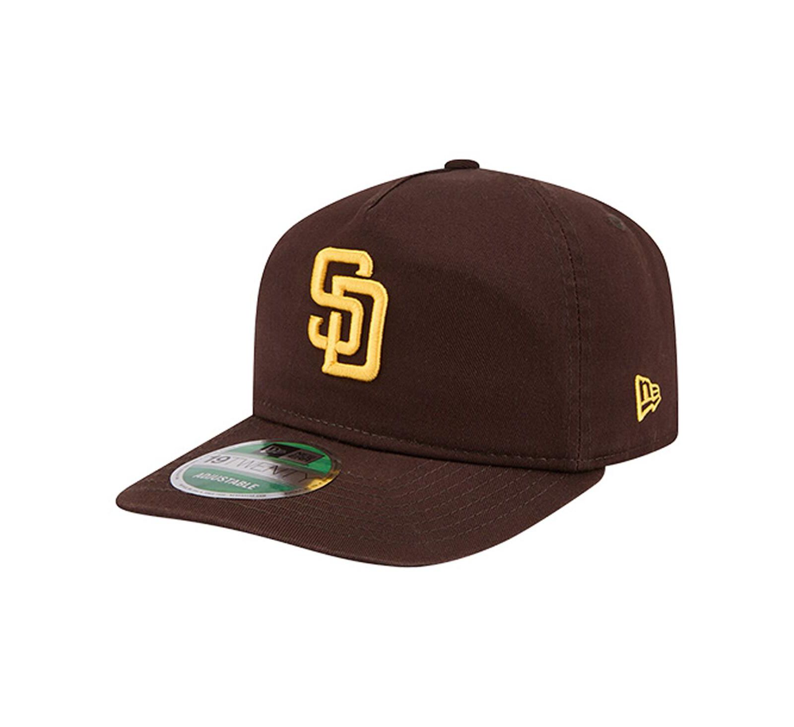 Бейсболка New Era Men's Brown San Diego Padres Team 19TWENTY Adjustable