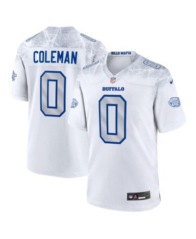 Мужская джерси Nike Keon Coleman White Buffalo Bills 2025 Rivalries Collection