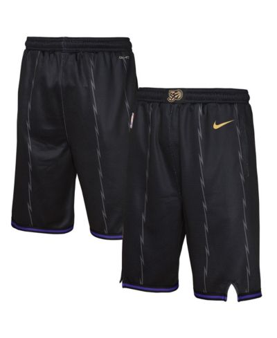 Nike Детские черные спортивные шорты Toronto Raptors 2024/25 City Edition