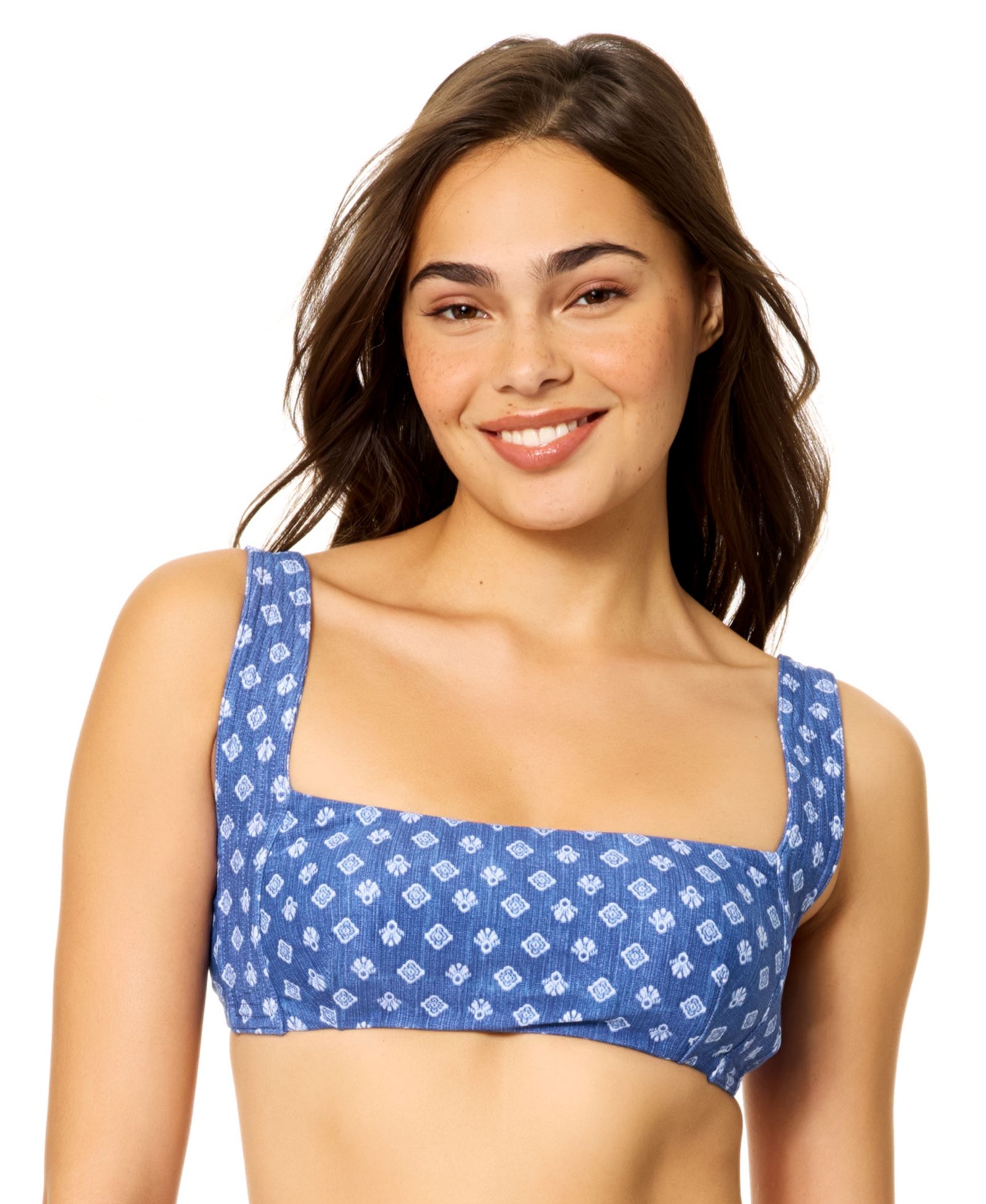 Raisins Women's West Coast Square Neck Swim Bikini Top