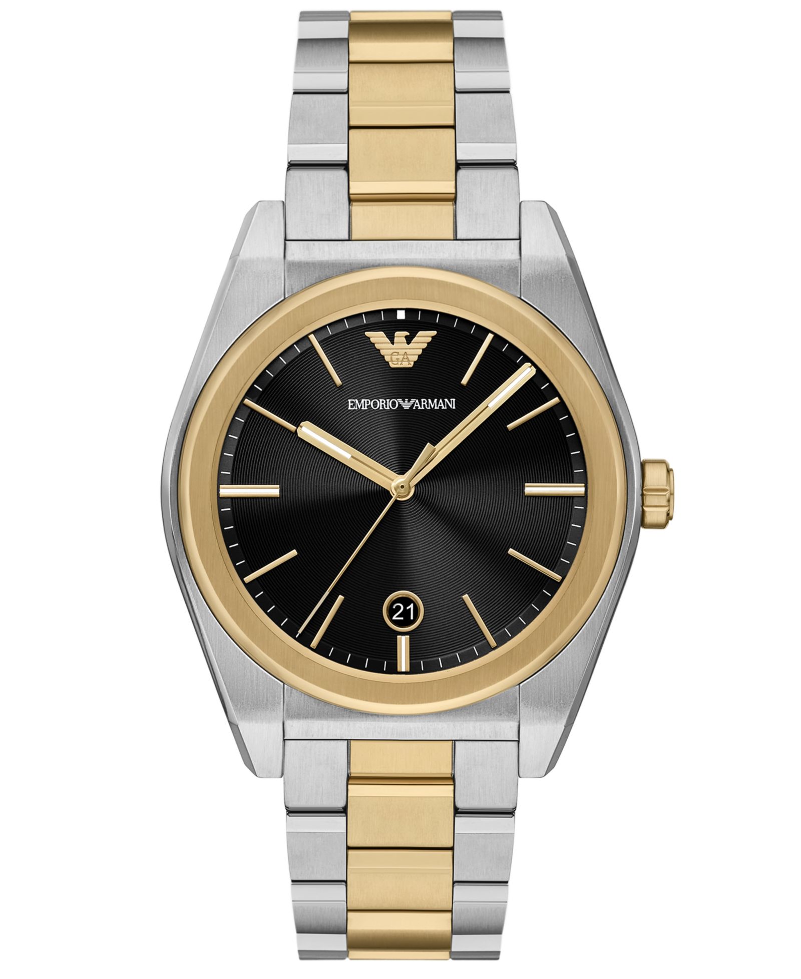 Emporio Armani Мужские часы Three-Hand Two-Tone Stainless Steel 41mm