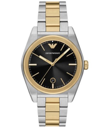 Emporio Armani Мужские часы Three-Hand Two-Tone Stainless Steel 41mm