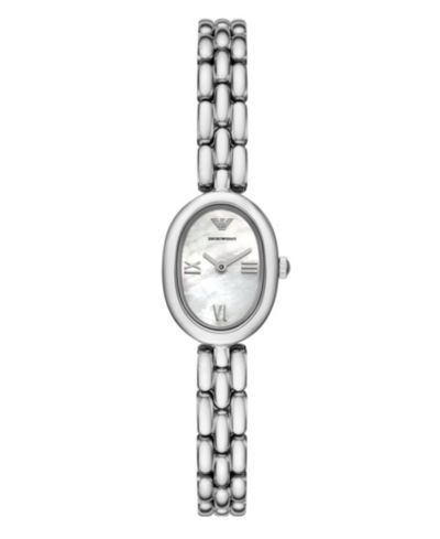 Emporio Armani Женские часы с двумя стрелками из нержавеющей стали, 24 мм