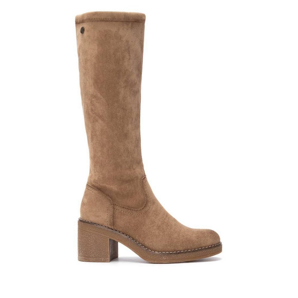XTI Women's Suede Tall Boots Refresh Collection By XTI