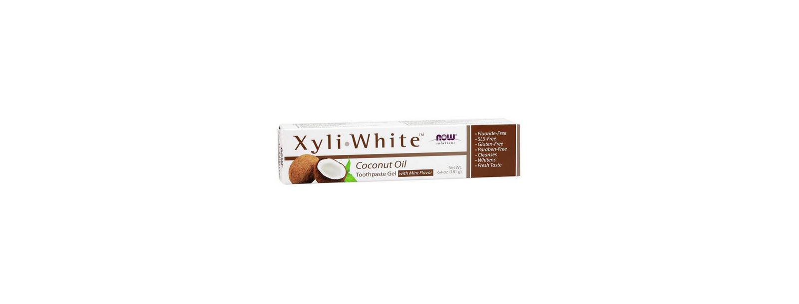 NOW Foods зубная паста-гель XyliWhite с кокосовым маслом, 6.4 Oz