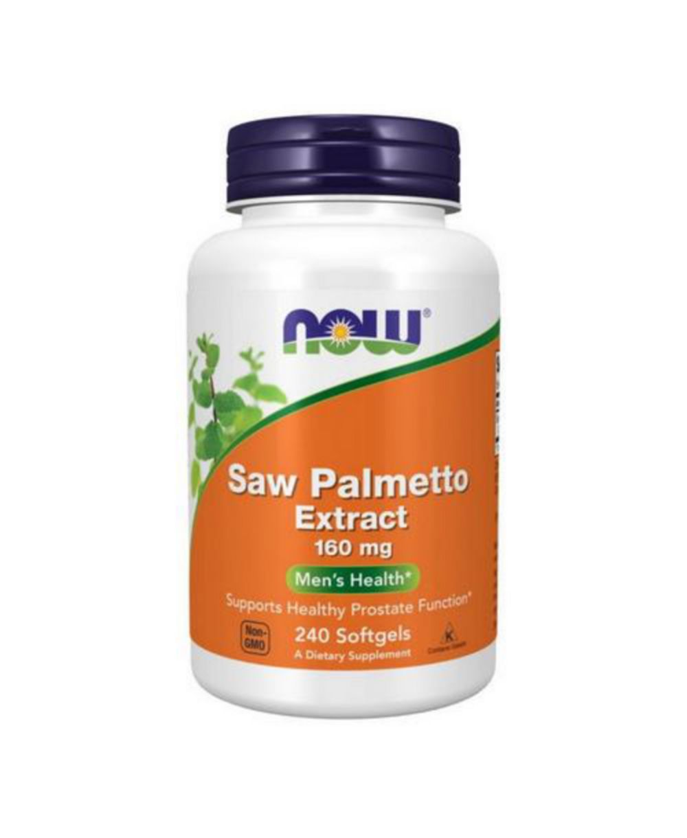 Экстракт Saw Palmetto NOW Foods, 160 mg, 240 Softgels