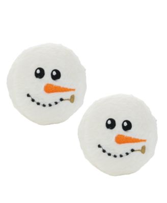 Mighty Small Snowball 2 Pack, Durable Squeaky Dog Toy