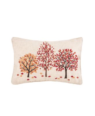 Декоративная мини-подушка C&F Home Autumn Forest Falling Leaves Embroidered 12" x 18"