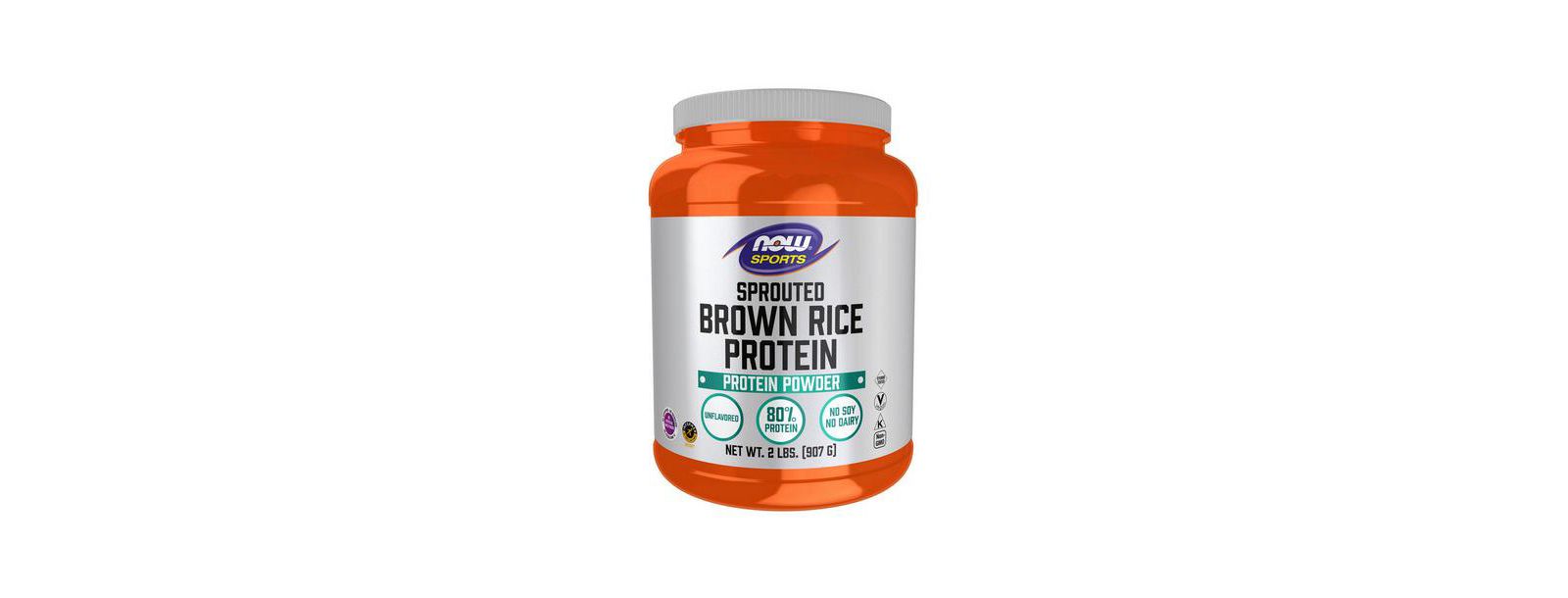 Протеин NOW Foods Sprouted Brown Rice, 2 Lbs