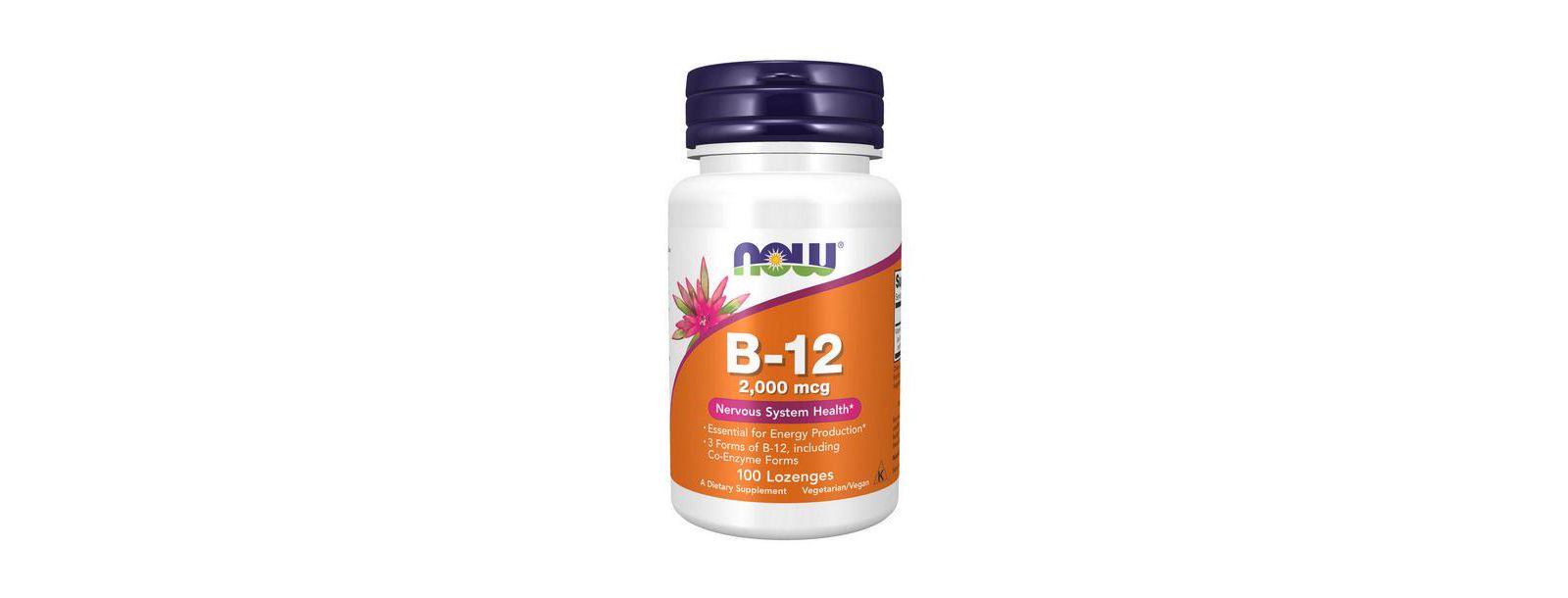 БАД NOW Foods B-12 2000 mcg 100 Lozenges
