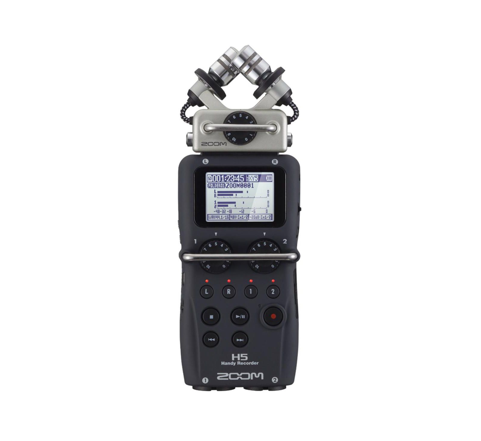 Zoom H5 Four-Track Interchangeable Capsule Recorder for DSLR/Camcorder