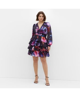 Женское мини-платье CITY CHIC Plus Size Kailey Print
