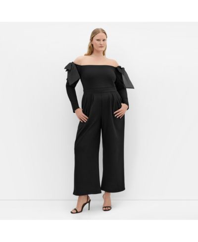 Женский комбинезон Plus Size CITY CHIC Stacie Off Shoulder