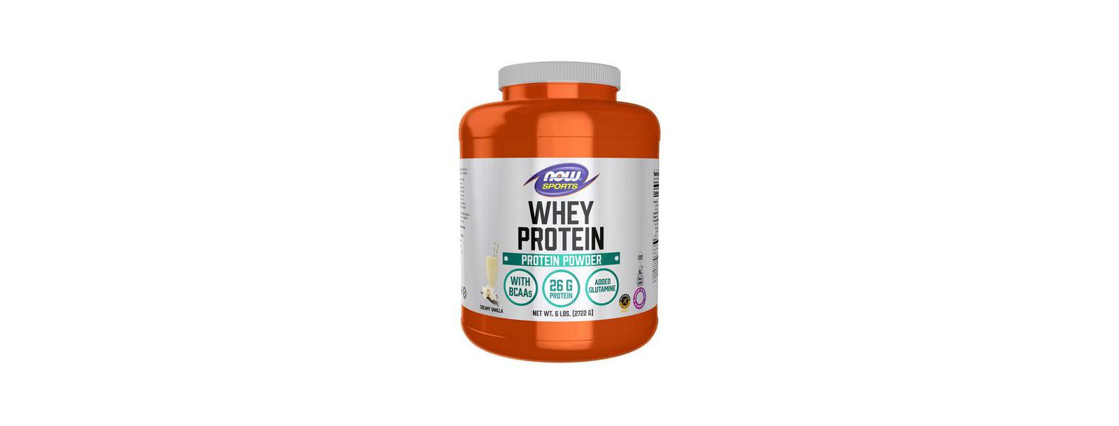 NOW Foods Сывороточный протеин ванильный, 6 фунтов