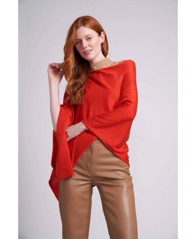 Женский трикотажный пончо Caldwell Collection Eva Lightweight Knit