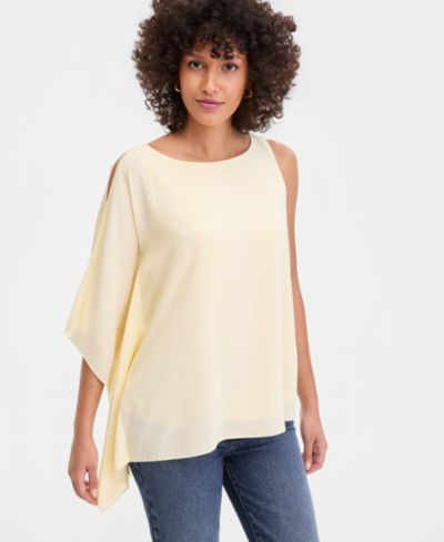 I.N.C. International Concepts Women's Asymmetrical-Hem One-Shoulder Tunic, Macy's Exclusive