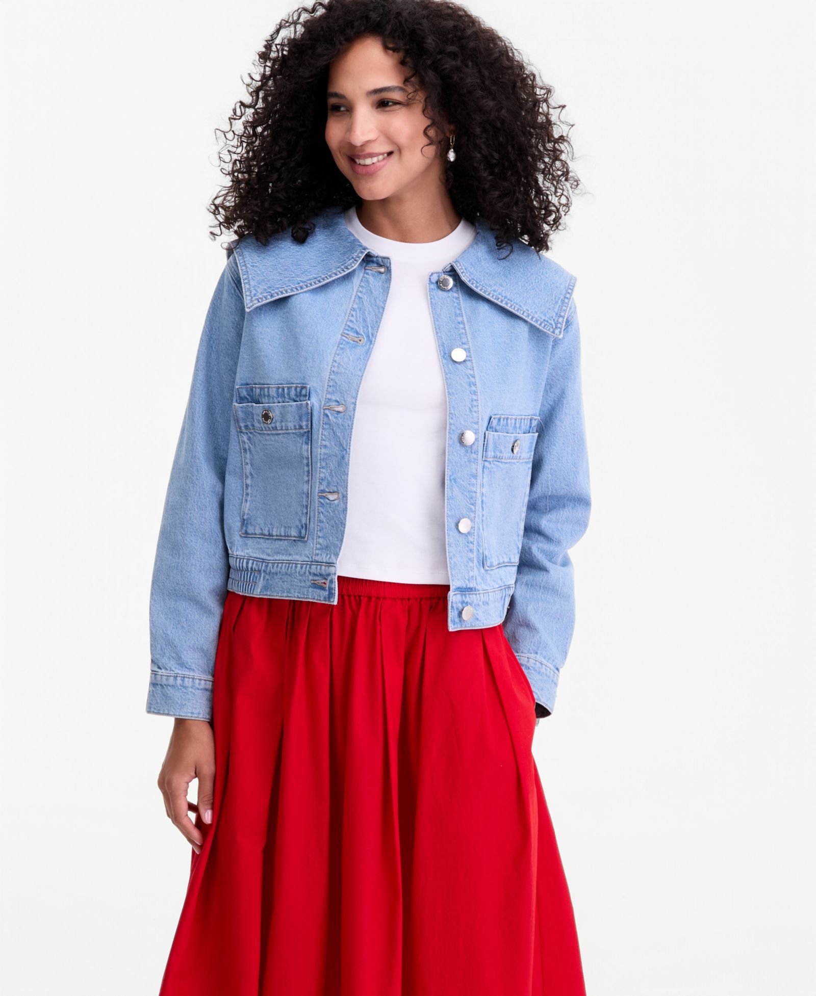 Женский джинсовый жакет On 34th Sailor-Collar